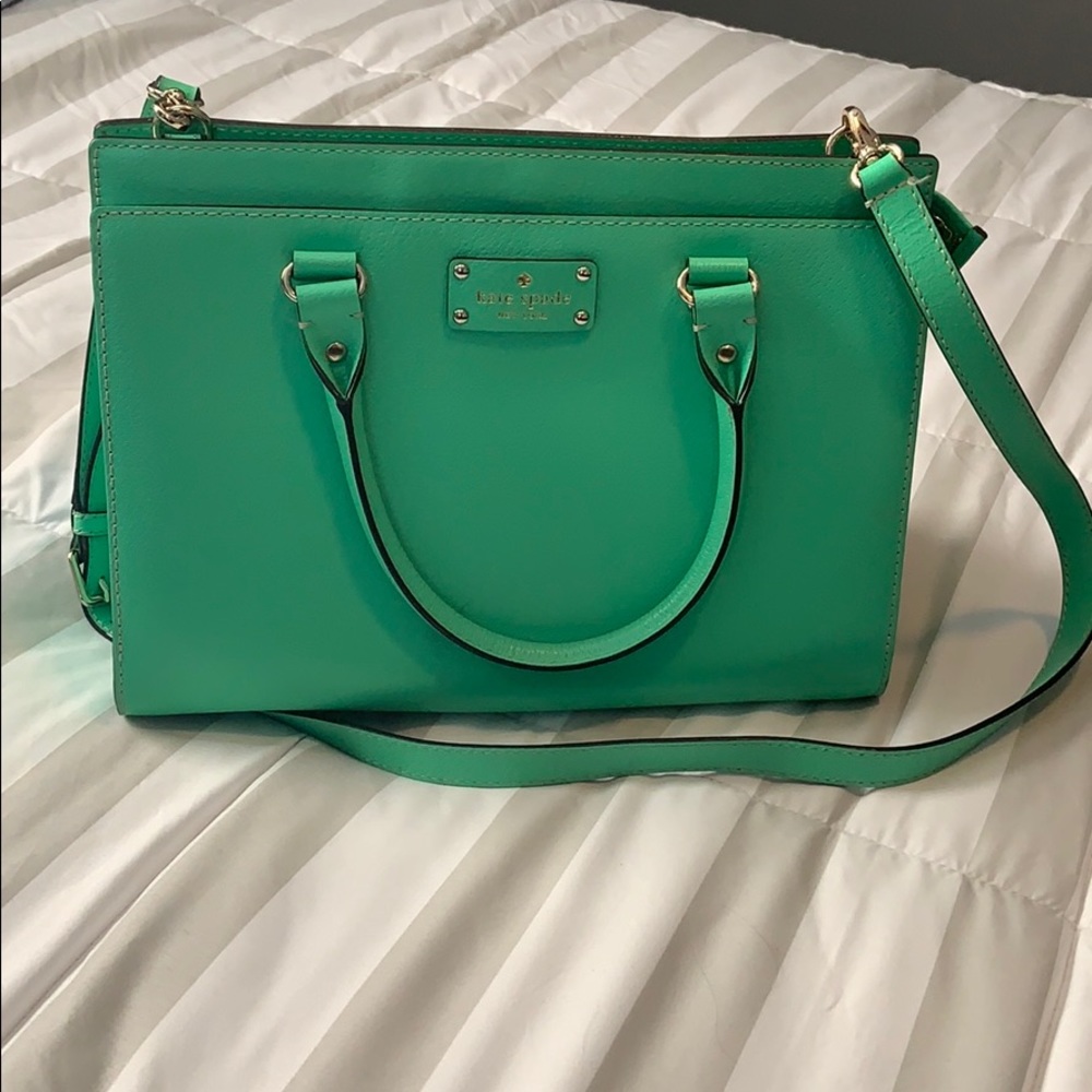 Green Kate Spade Shoulder Bag